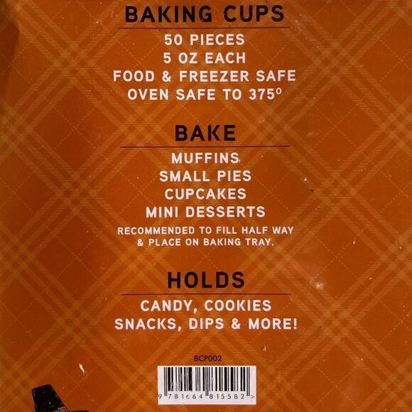 Peanuts “Snoopy” 50 Count Fall Pilgrim Thanksgiving Cupcake Liners - Picture 7 of 7